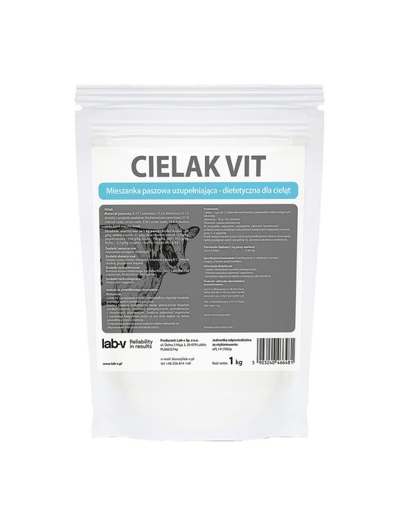 Lab-v Cielak Vit - Mieszanka Paszowa Uzupełniająca Dietetyczna Dla Cieląt Poprawiająca Odporność Organizmu 1kg