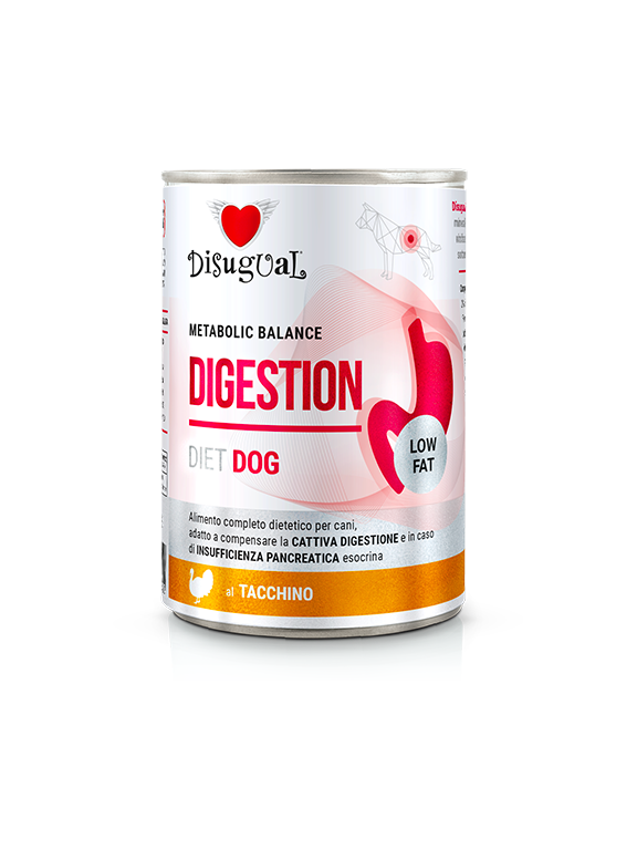Disugual Karma mokra dla psa Weterynaryjna DIGESTION Indyk (dorosły) 400g