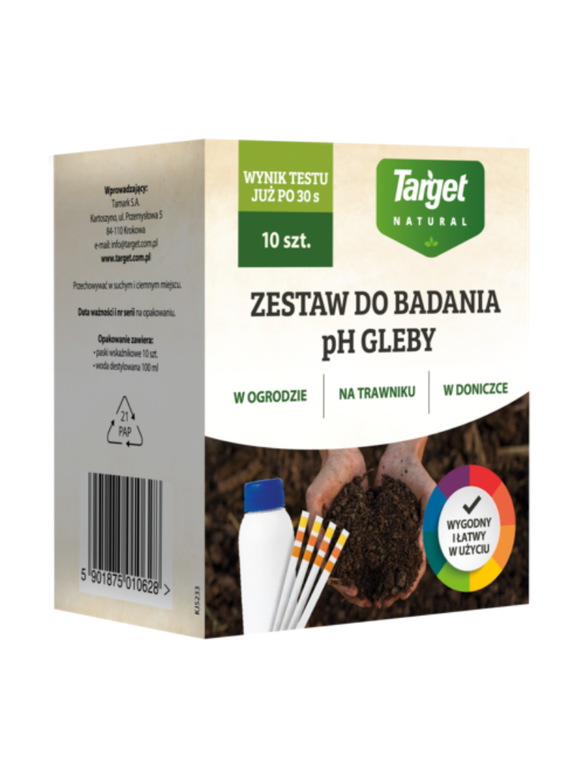 Zestaw do badania odczynu pH gleby