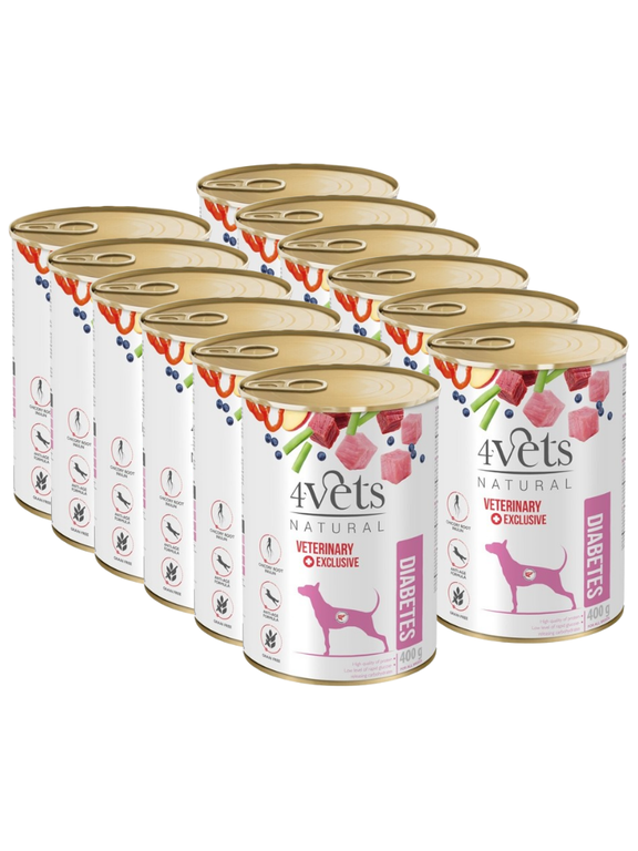 4Vets Dog Diabetes 12x400g