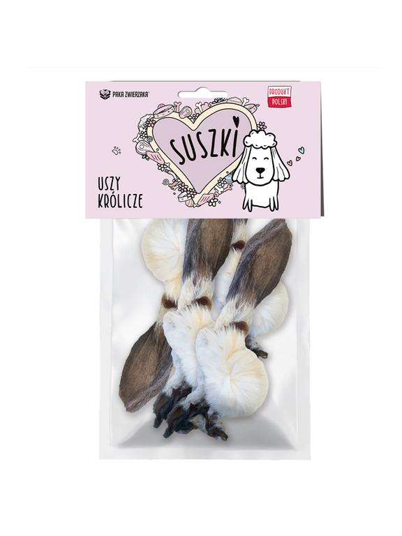 Paka Zwierzaka Suszki Uszy królicze 4 szt 120g