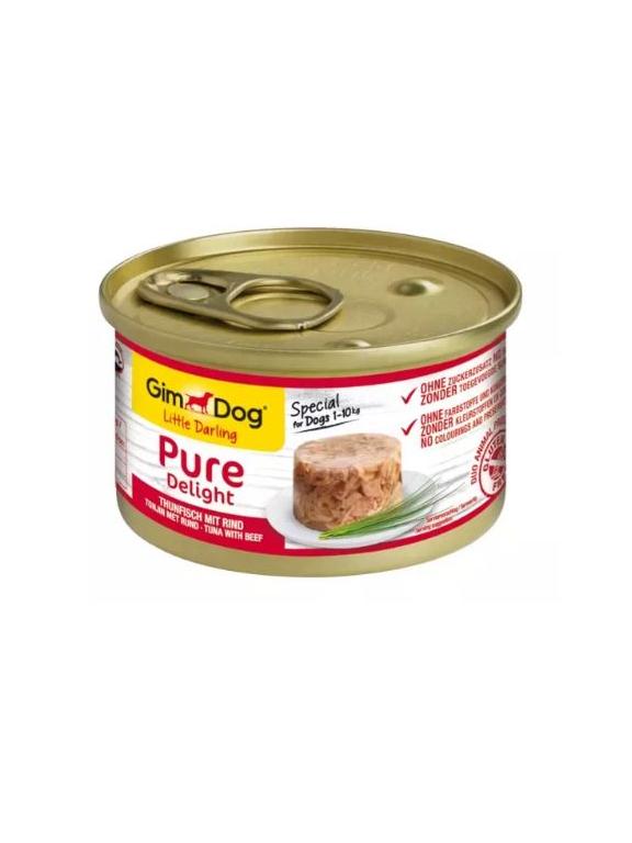 GIMDOG Little Darling Pure Delight z tuńczykiem i wołowiną 85g