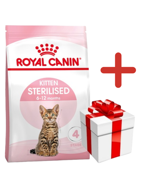 ROYAL CANIN  Kitten Sterilised 2kg + niespodzianka dla kota GRATIS!
