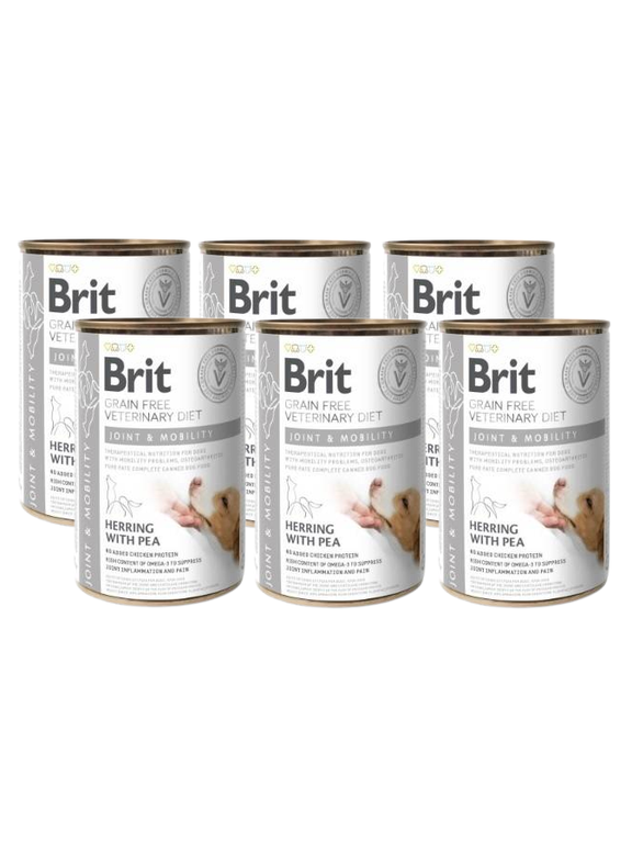 BRIT GF Veterinary Diets Dog Joint &Mobility 6x400g-karma mokra dla psa