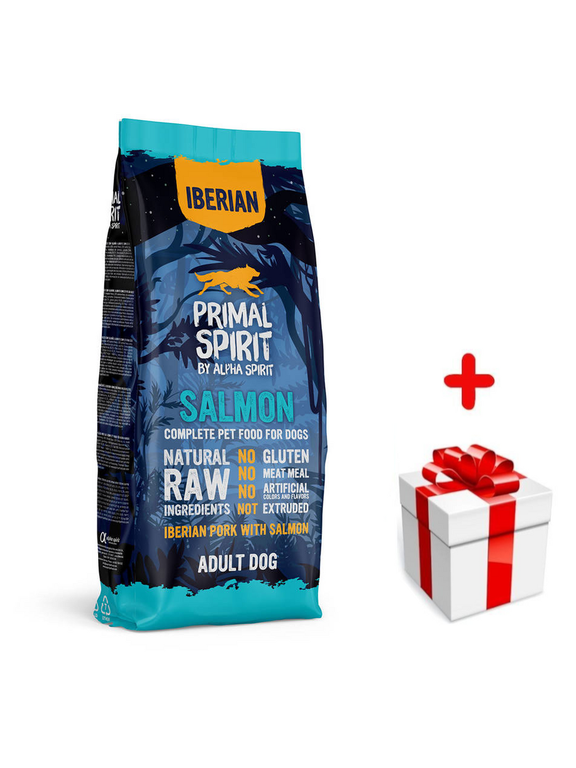 PRIMAL SPIRIT Iberian Salmon 12kg + niespodzianka dla psa GRATIS!