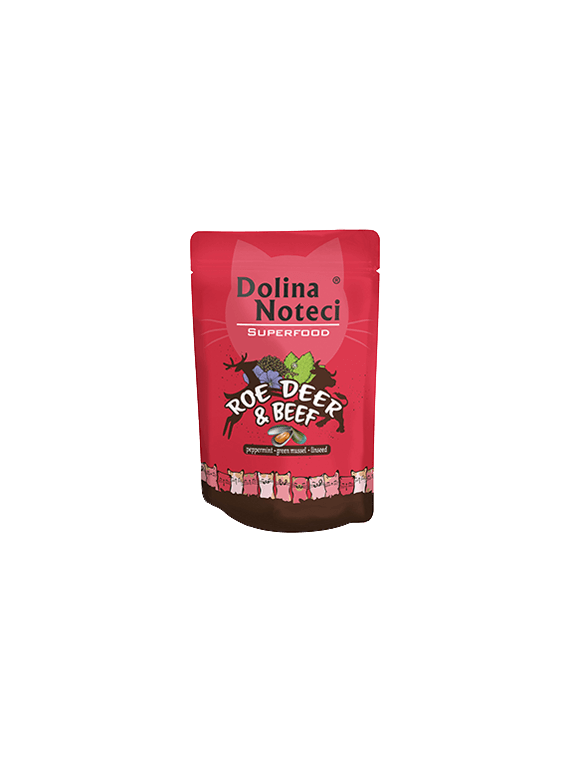DOLINA NOTECI Superfood sarna i wołowina saszetka 85g