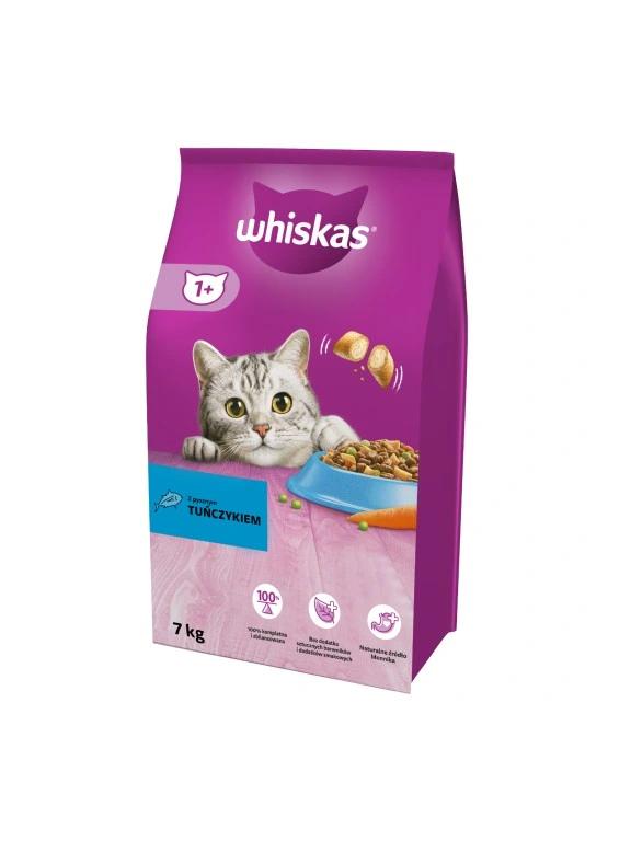 WHISKAS Adult 7 kg - sucha karma dla dorosłego kota, z pysznym tuńczykiem