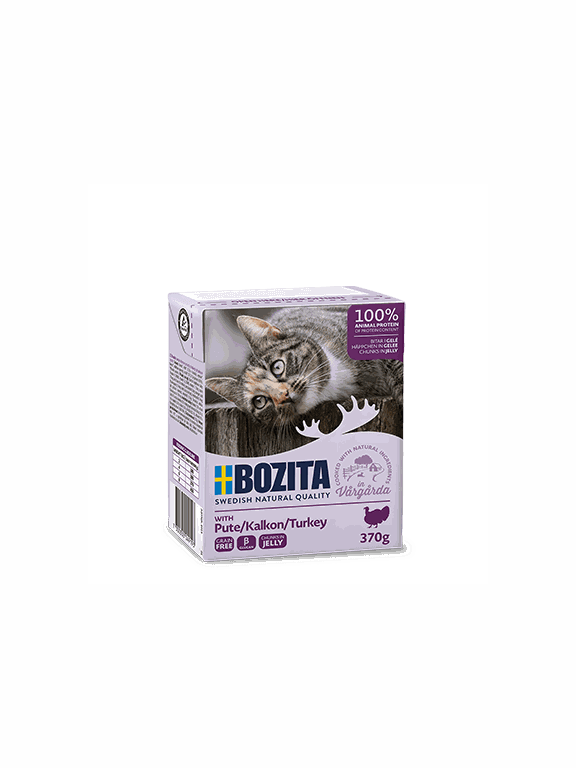 BOZITA Cat Kawałki Indyka W Galaretce 24x370g
