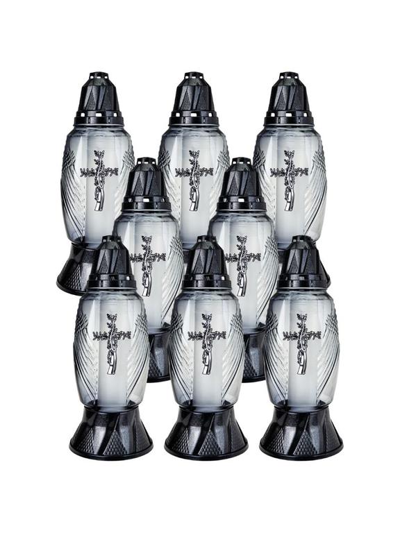 LUKS Znicz nagrobkowy 576MKS 30cm 8szt