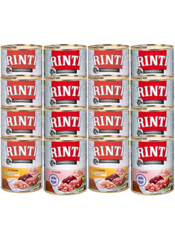 Rinti Kennerfleisch karma mokra dla psa Mix Smaków 12x800g