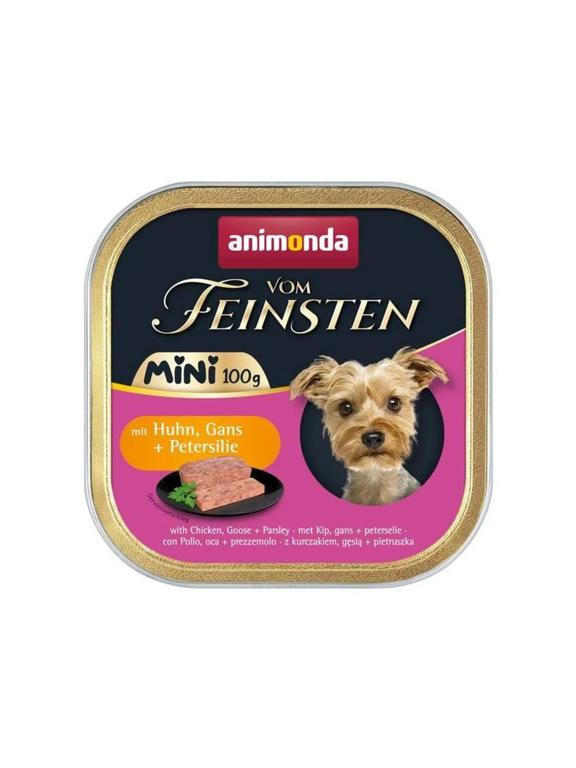 ANIMONDA Vom Feinsten mini adult  kurczak/gęś/pietruszka 100g