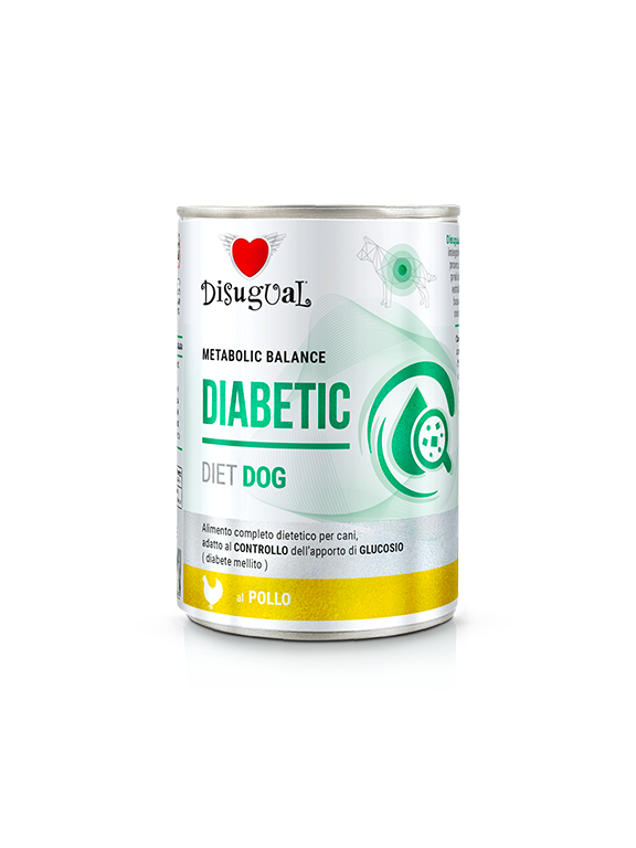Disugual Karma mokra dla psa Weterynaryjna DIABETIC Kurczak (dorosły) 400g