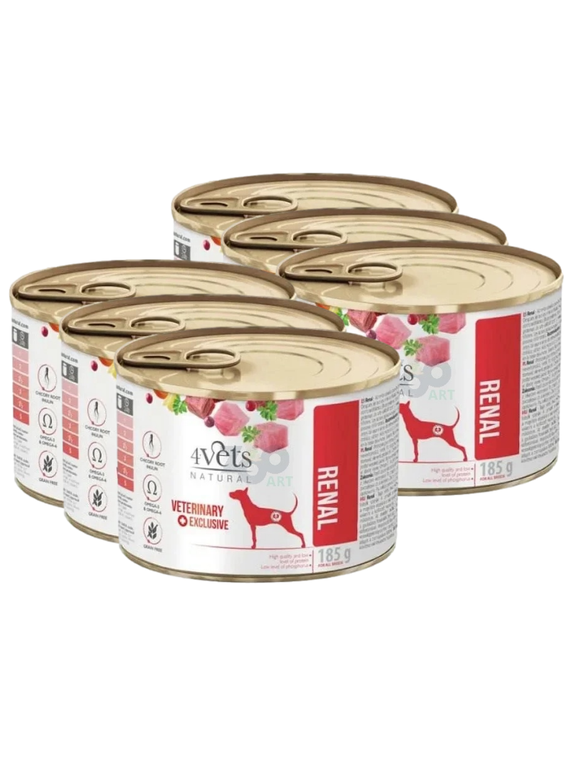 4Vets Dog Renal 6x185g