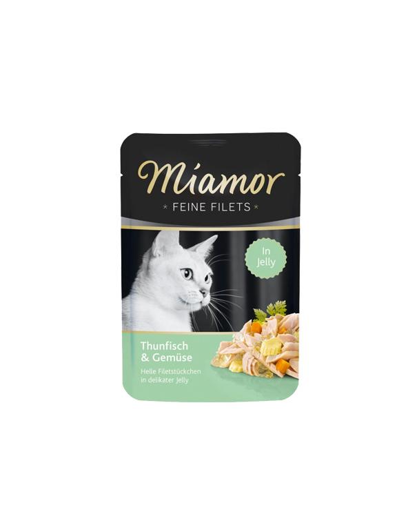 Miamor Feine Filets - mokra karma dla kota filety z tuńczyka z warzywami 100g