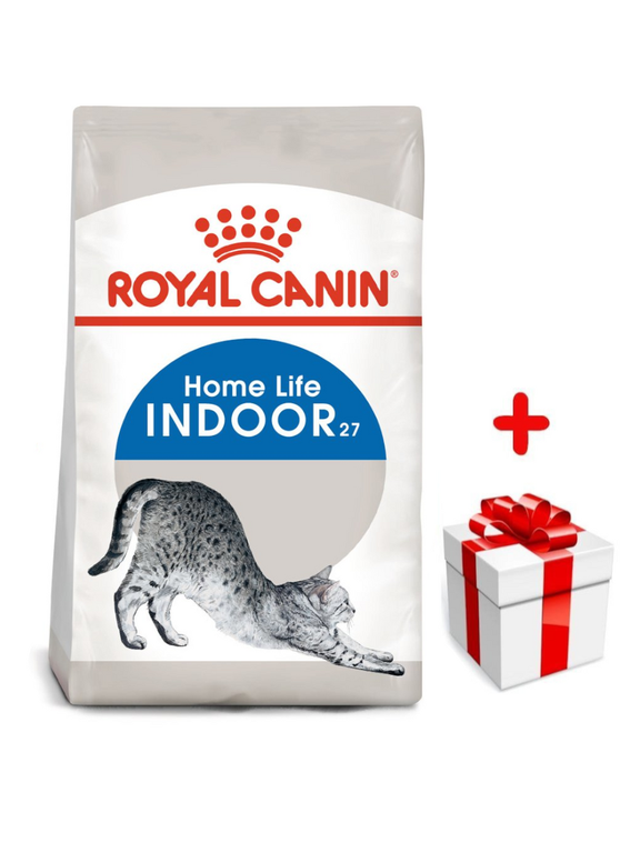 ROYAL CANIN  Indoor 27 4kg karma sucha dla kotów dorosłych, przebywających wyłącznie w domu + niespodzianka dla kota GRATIS!