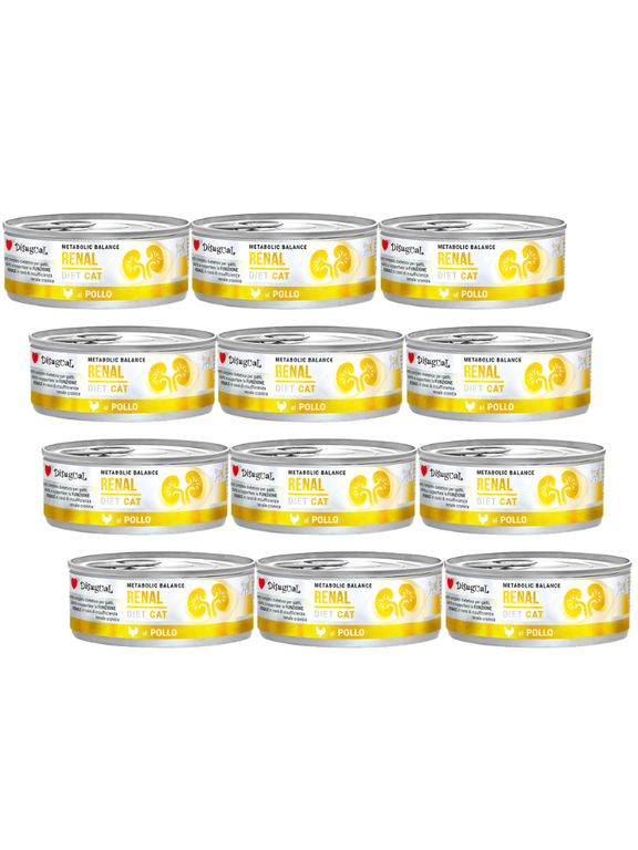 Disugual Karma mokra dla kota Weterynaryjna RENAL Kurczak (dorosły) 12x85g