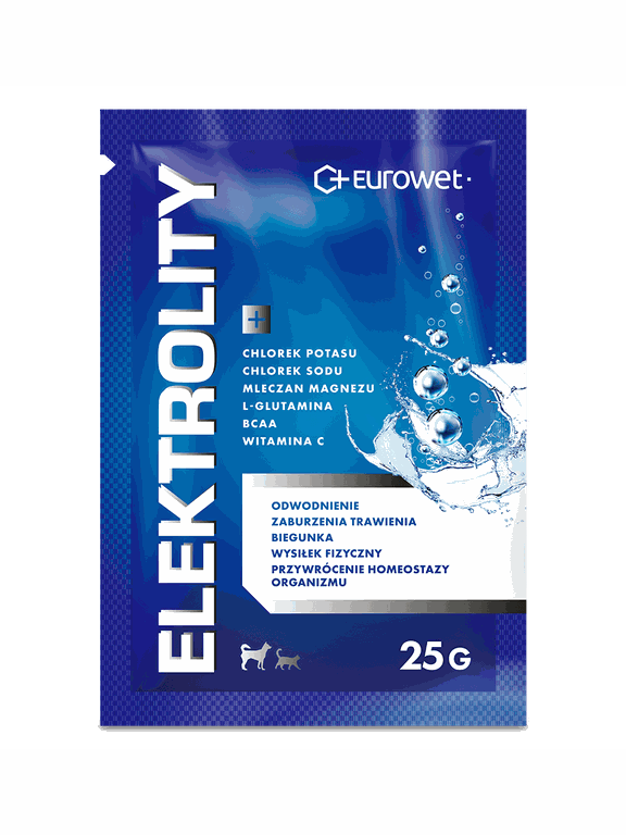 EUROWET Elektrolity dla psa i kota 25g
