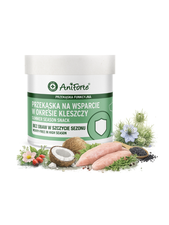 AniForte Przysmak na wsparcie w okresie kleszczy - przysmak dla psa - 50g