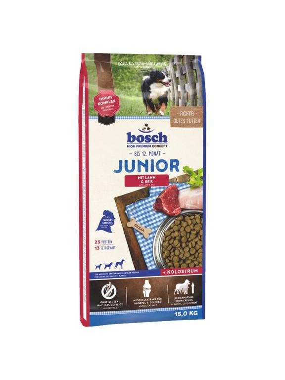 Bosch Junior Lamb & Rice, jagnięcina i ryż (nowa receptura) 15kg