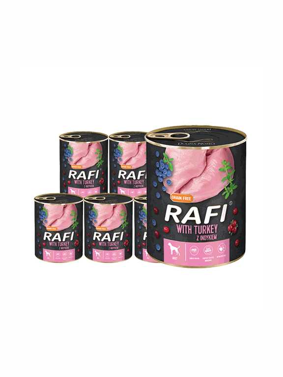 DOLINA NOTECI Rafi z indykiem 6x800g