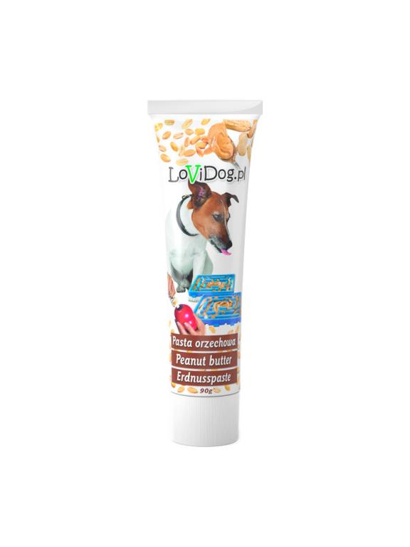 Lovi Dog Snack Premium Peanut Butter - naturalne masło orzechowe dla psa 90g