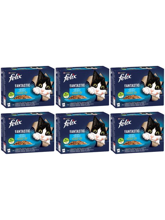 FELIX Fantastic Rybne Smaki w galaretce: 72x85g