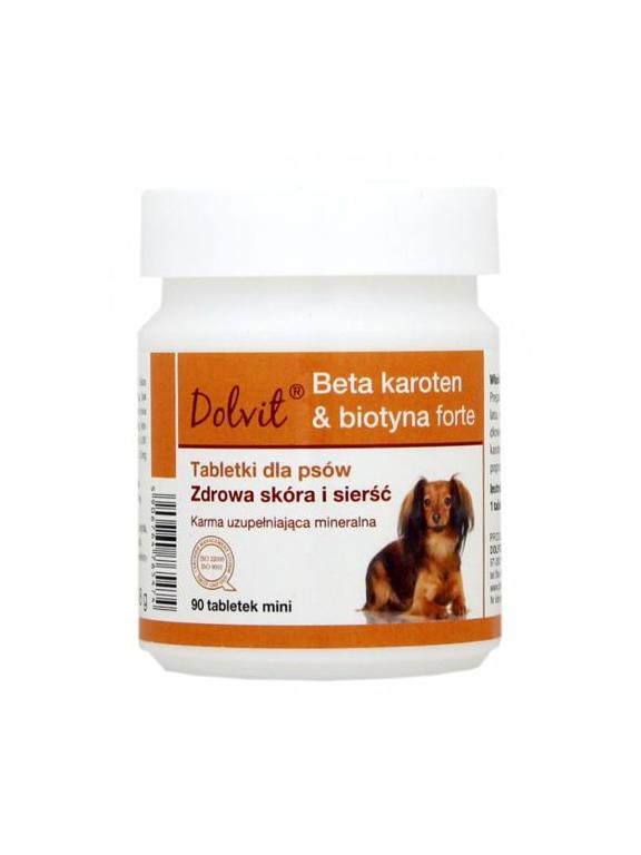 Dolvit Beta karoten & biotyna forte Mini 90 tabletek