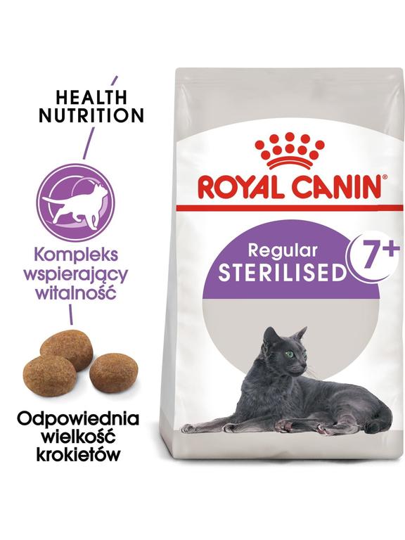 ROYAL CANIN  Sterilised +7 10kg karma sucha dla kotów dorosłych, od 7 do 12 roku życia życia, sterylizowanych