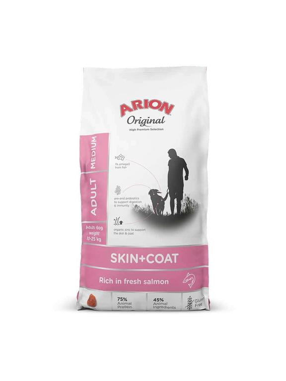 ARION Original Skin & Coat Adult Salmon and Rice Medium Breed 2kg