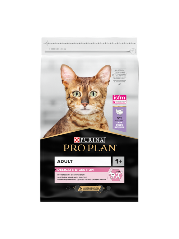 PRO PLAN Delicate Digestion Karma dla kotów bogata w indyka 10kg