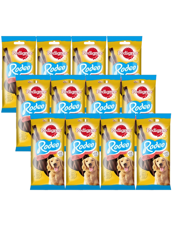PEDIGREE® Rodeo™ 12x123g - przysmak dla dorosłych psów, z wołowiną