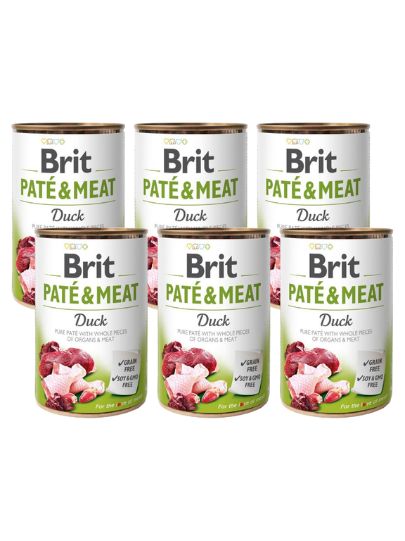 BRIT PATE & MEAT DUCK 6x400g