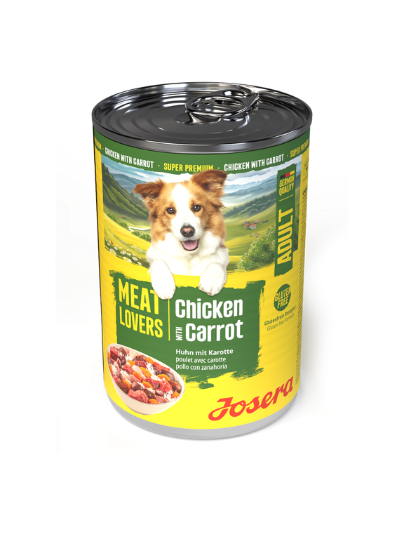 JOSERA Meatlovers Menu Kurczak z marchewką 12x400g
