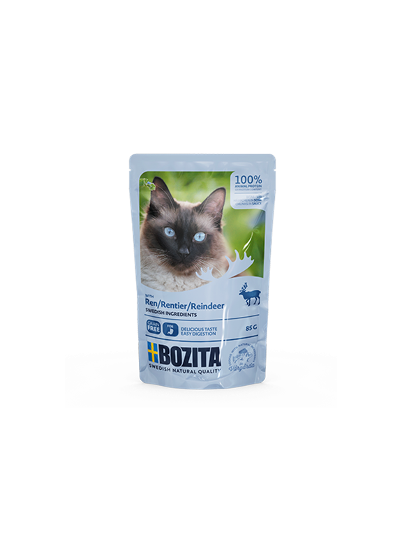 BOZITA Kawałki w sosie z reniferem (saszetka) 85g
