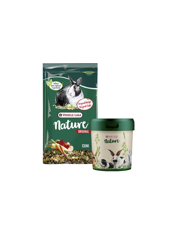VERSELE-LAGA Cuni Nature Original  2,5kg - dla królików miniaturowych + pojemnik GRATIS !!!
