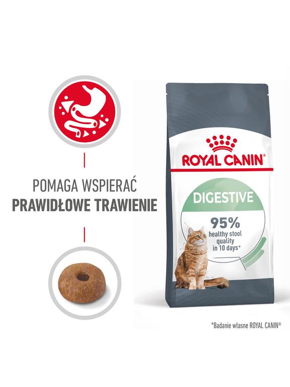 ROYAL CANIN®   Digestive Care 10 kg karma sucha dla kotów dorosłych wspierająca prawidłowe trawienie + Piłka dla kota GRATIS!