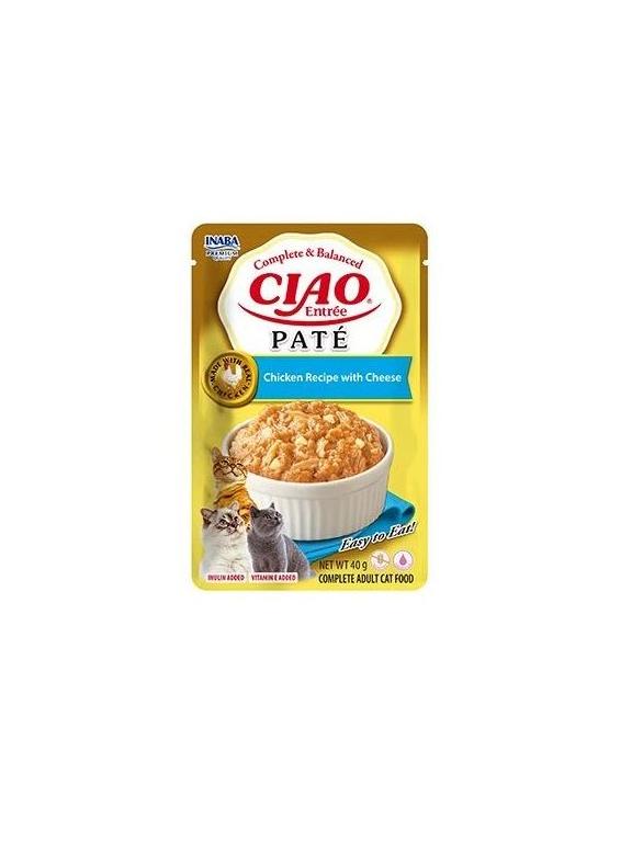 INABA CAT CIAO ENTRÉE PATE- kurczak i ser 40g