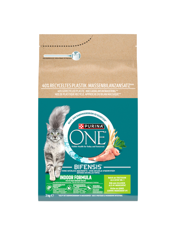 Purina One Indoor Cat Adult Karma z indykiem dla kota 3kg