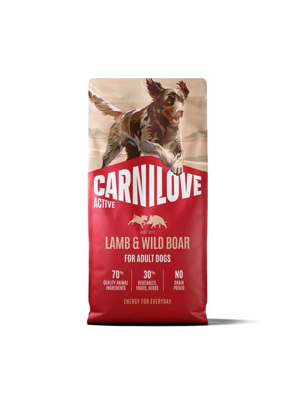 CARNILOVE Active Dog Lamb & Wild Boar for Adult 12kg