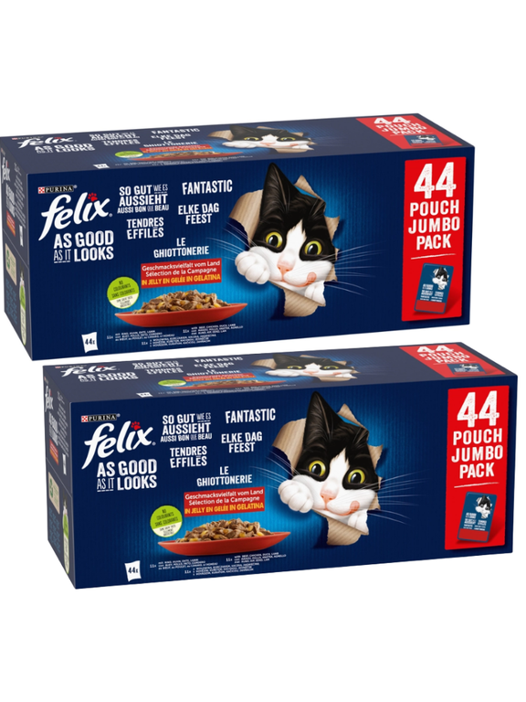 Felix Fantastic MIX smaków w galaretce: 88x85g