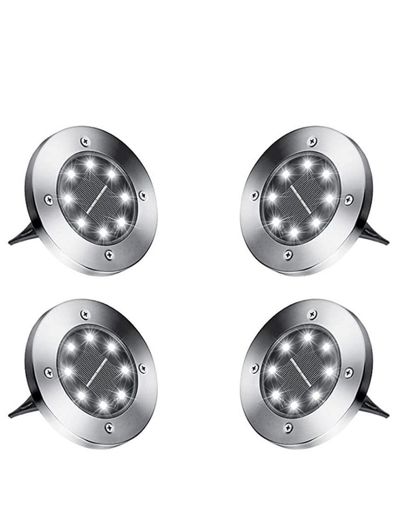 4x lampki solarne gruntowe led