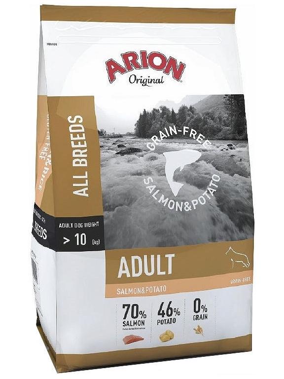 Arion Original Grain-Free Adult Salmon & Potato - Łosoś z ziemniakami 12 kg