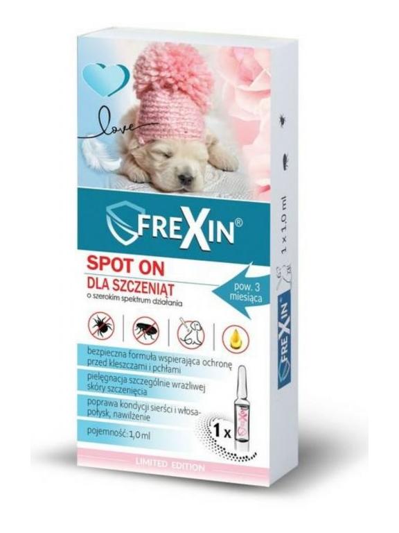 FREXIN Krople przeciw ektopasożytom dla szczeniąt 1ml