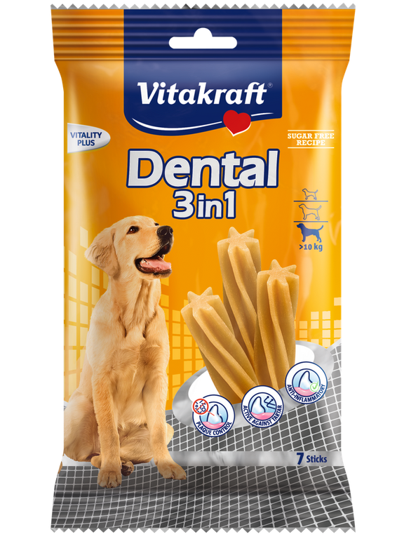Vitakraft Dental Sticks M 7szt, ponad 10kg