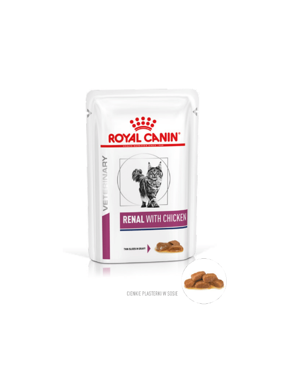 ROYAL CANIN Renal with Chicken 24x85g saszetka