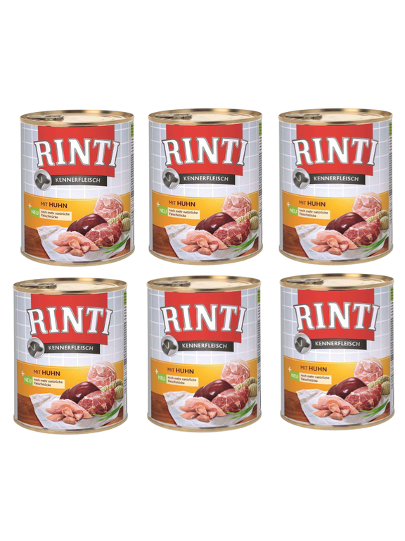 Rinti Kennerfleisch Huhn karma mokra dla psa - kurczak 24x800g