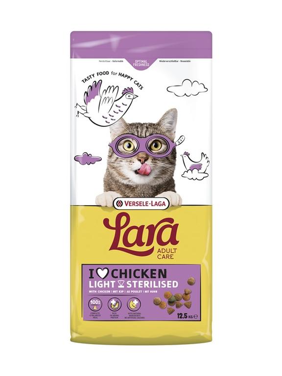 Versele-Laga Lara  Adult Light Sterilized 12,5kg - karma dla kotów sterylizowanych