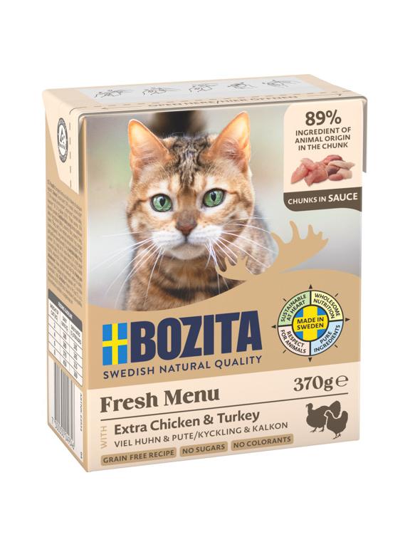BOZITA Cat Kurczak I Indyk W Sosie 370g