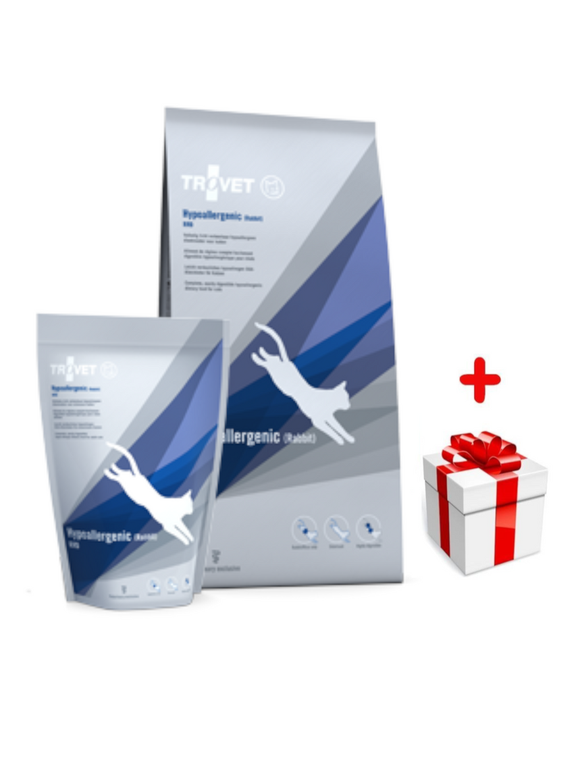 TROVET RRD Hypoallergenic - Rabbit (dla kota) 3kg + niespodzianka dla kota GRATIS!