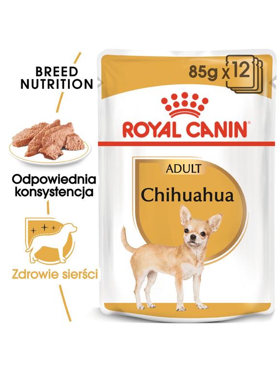ROYAL CANIN Chihuahua Adult 12x85g karma mokra - pasztet, dla psów dorosłych rasy chihuahua